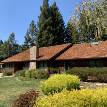 Heavy wood shakes Danville - New skylight new beautiful roof