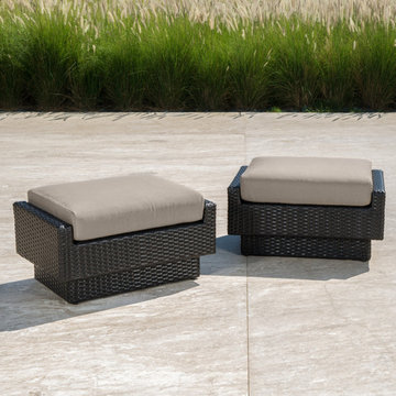 Portofino™ Comfort Club Ottomans - Taupe Mist