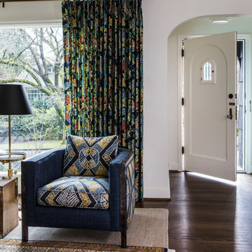 Hoyt Street Tudor: Living Room