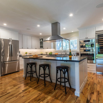 Classic Traditional White Kitchen Remodel