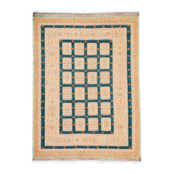 Solo Rugs - Barjasta Beige 3 ft. 8 in. x 4 ft. 10 in. Indoor Area Rug - Rugs