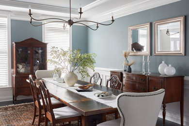 Transitional home design photo in New York