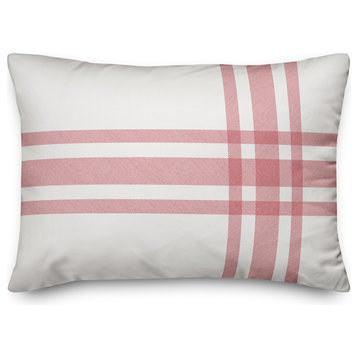 Farmhouse Plaid 14"x20" Indoor / Outdoor Throw Pillow