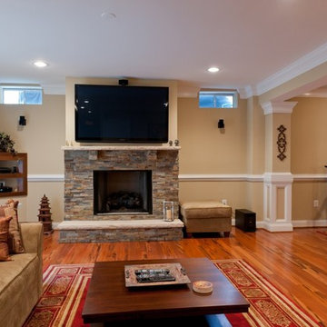 A Home in the Basement Adds Space for Family in Ashburn, Virginia