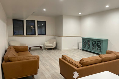 Family room - large family room idea in Other