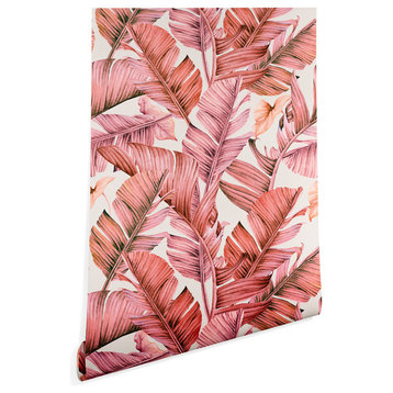 Deny Designs Marta Barragan Camarasa Paradise Pink Wallpaper, Pink, 2'x10'