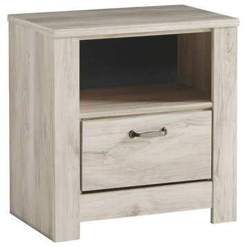 Ashley Furniture Bellaby 1 Drawer Nightstand with USB Ports in White