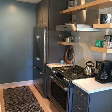 Beach Condo Kitchen Remodel - Before and After