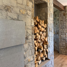New Farm Build--fireplace