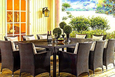 Soho Patio Dining Set with Sunbrella® Cushion