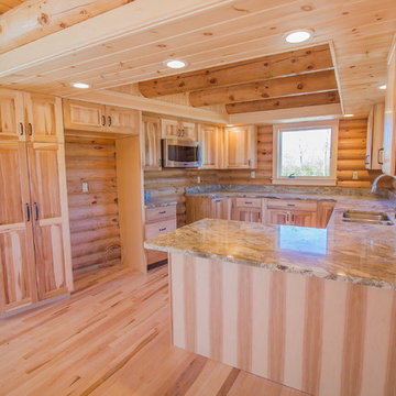 Log Home In Limington, Maine