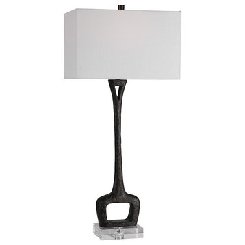 Uttermost 1-Light Darbie Iron Table Lamp, 28297
