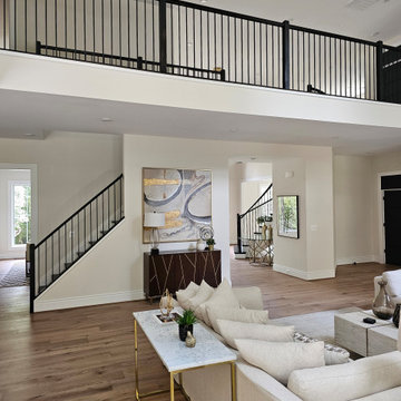Project #130 | Curved Staircase with Wraparound Balcony