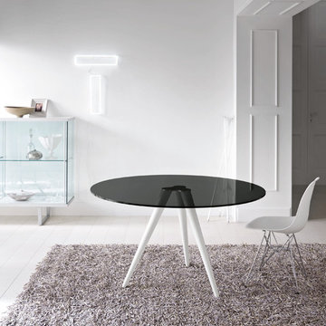 UNITY Dining Table Smoke & White