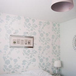 Pretty Flower Wallpaper, Bedroom Feature Wall - Wallpaper