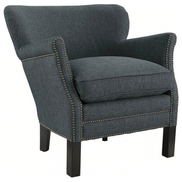Kayden Gray Upholstered Fabric Armchair