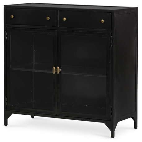 Shadow Box Small Cabinet, Black