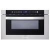 24" Built-in Microwave Drawer With Automatic Presets, Stainless Steel