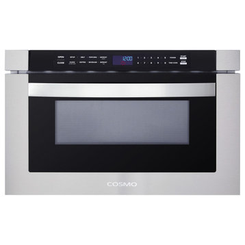 24" Built-in Microwave Drawer With Automatic Presets, Stainless Steel
