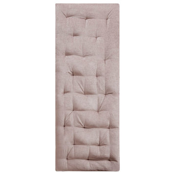Intelligent Design Edelia Lounge Floor Pillow Cushion, Aqua Blue, Blush