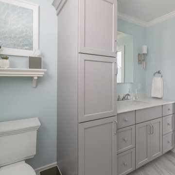 Frost Vanity with Tall Storage Unit