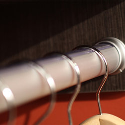 TAG Hardware | ELITE Round Pole in Matte Aluminum - Clothes Racks