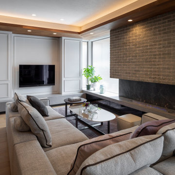 モダン&コロニアル ミックススタイルの住宅