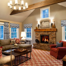 wood stove area
