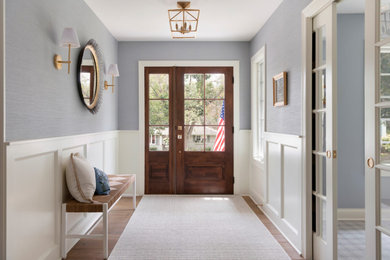 Example of a beach style entryway design in Minneapolis
