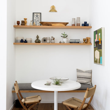 Seating nook with banquette