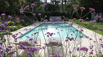 Pool garden in North London