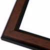 Standard Mahogany With Black Lip Picture Frame, Solid Wood, 8"x10"