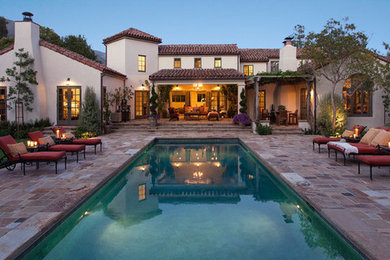Tuscan pool photo in Santa Barbara
