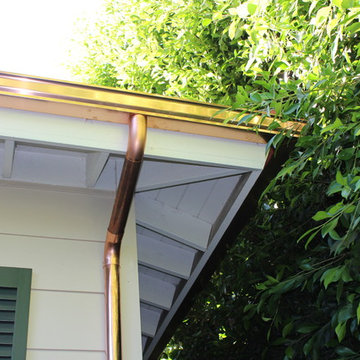 Seamless Copper Rain Gutters in Los Angeles