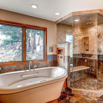 Mountain Views from this Spa Like Master Bath
