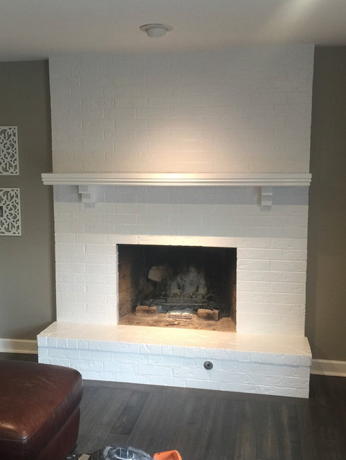 Would you consider painting a brick fireplace?