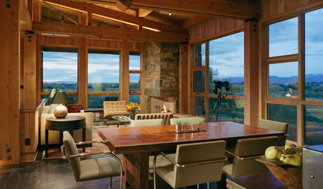 Houzz Tour: A Remote Log Cabin in the Wilds of Wyoming