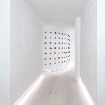 white Carrera lime plaster