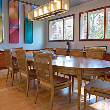 Millwork design + Quartz modern home