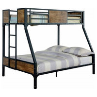 South Bank Metal Bunk Beds, Twin Over Full