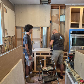 New Hope Kitchen Painting Railings Trim