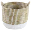 Contemporary Brown Seagrass Storage Basket 41145