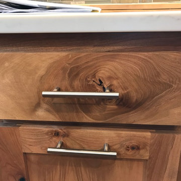 Port Byron Kitchen Remodel Koch Cabinets Rustic Birch Sienna Stain MSI Quartz
