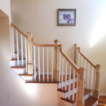 Brand new Staircase, Railing Installation