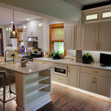 Transitional Kitchen Remodel Done With New Cabinets