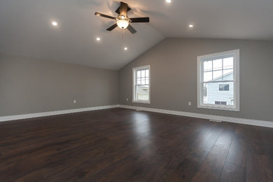 Example of a large trendy home design design in Toronto