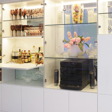 Entertainment Center with Bar