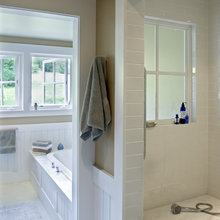 white bathroom
