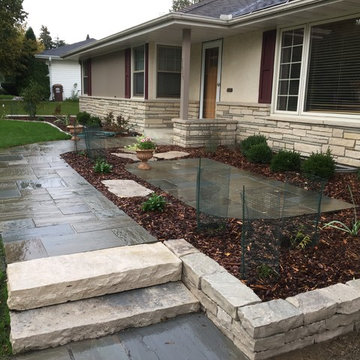 Front Entry Patio and Walk