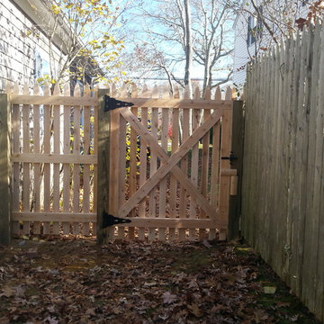 Stick Built Construction Fences